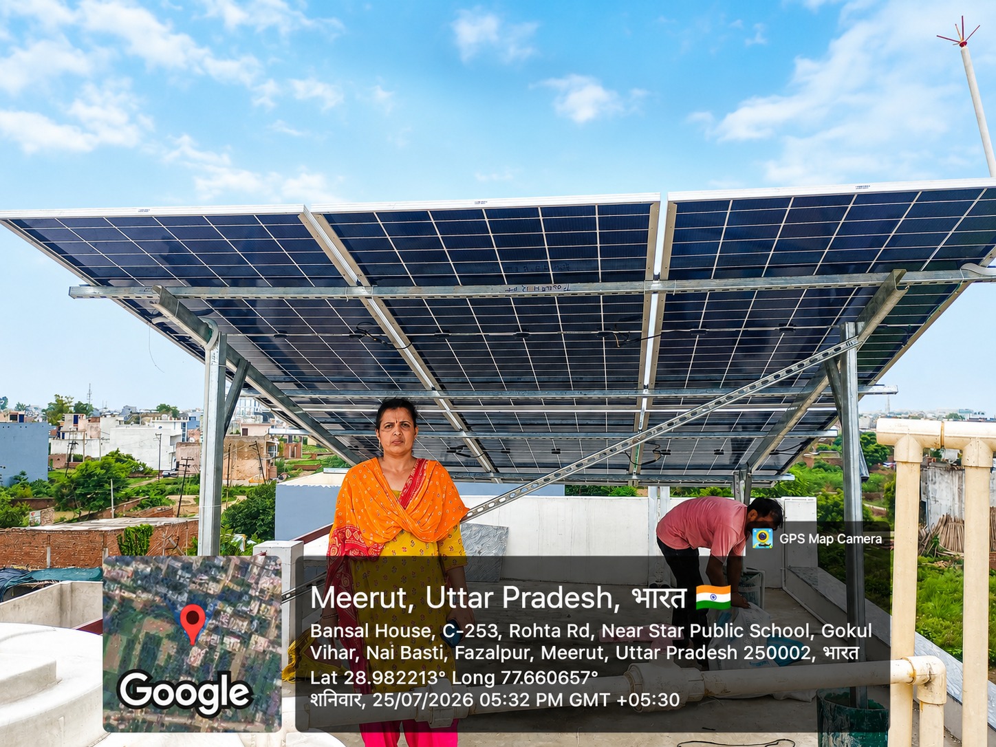 Premium Customer Solar Project in Meerut
